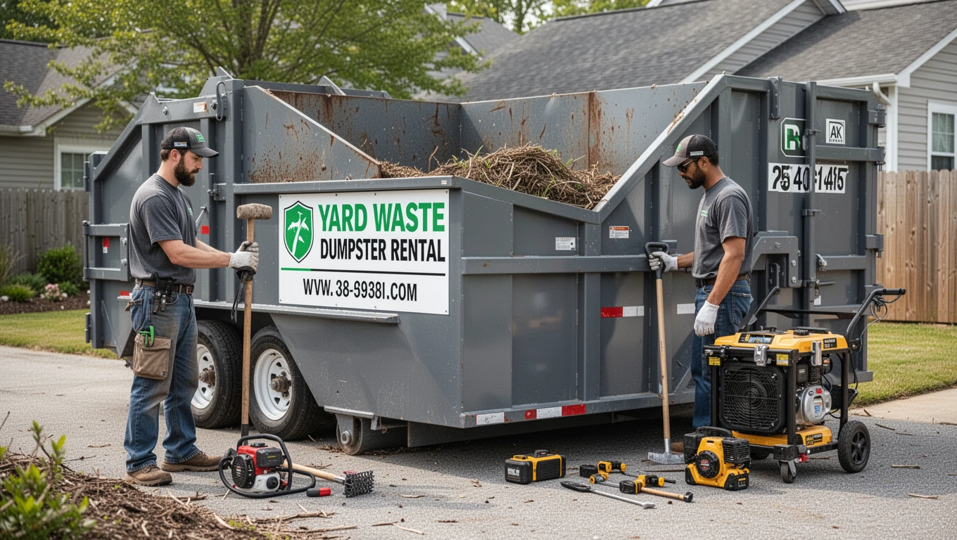 Yard Waste Dumpster Rental